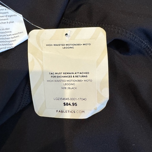 Fabletics Motion 365+ High-Waisted Moto Leggings - Picture 2 of 5